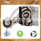 Transparent See Through Hand Bag With Removable Travel Bag - Made From Canvas With Exclusive Print & With Hand Bead Work - Hot thumbnail-4