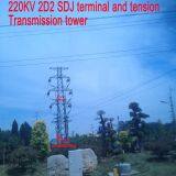 MEGATRO 220KV 2D2 SDJ Terminal and Tension Transmission Tower thumbnail-2