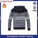 Wholesale Strip Hoodies With Zipper and Pockets for Men thumbnail-2