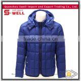 China Wholesale Custom Logo Mens Hoody Quilted Winter Jacket thumbnail-1