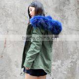 CX-G-P-05N Fashion Ladies Apparel Winter Real Fur Woman Coat Parka thumbnail-3