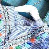 Fashionable Wholesale Girls Clothing Stripe Tassles Designer One Piece Mother Daughter Matching Western Style Dress thumbnail-2