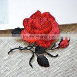 2017Custom Iron Patches Clothing Embroidered 3D Flower Embroidery Patch Manufacturers thumbnail-2