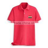 Embroidery Flag Bulk Polo Collar Design 100 Cotton Most Popular Color T-shirt thumbnail-5