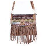 China Vintage Tassel Messenger Crossbody Bag for Women thumbnail-1