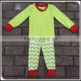 Holiday Fall Winter Unisex Toddler Baby Kids Pajamas Set Girl Sleeping Clothing Set Baby Chevron Pajamas Outfits thumbnail-6