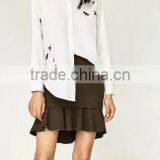 Runwaylover EY2386B New Design 2017 Ladies Fashion Embroidery Blouse thumbnail-1