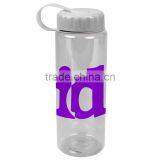 USA Made 32 oz Transparent Sports Bottle With Tethered Lid - BPA/BPS-free, FDA Compliant and Comes With Your Logo thumbnail-6