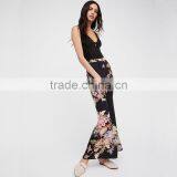 New Pattern Floral Flare Pants Alli Baba Com Ladies Bohemian Clothes thumbnail-2
