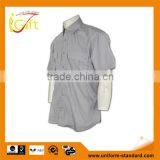 100% Cotton Design China Made Cheap Grey Formal Workwear Shirts Designs thumbnail-1
