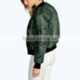 Ma-1 Flight Pilot Air Force Bomber Jacket for Women thumbnail-4