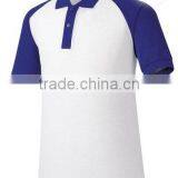 Embroidery Logo Two-tone / Two Color Custom Golf Polo Shirt thumbnail-2