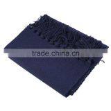 Comfortable Solid Color Soft 100% Cotton Blanket Crochet Summer Newborn Babies Blanket Casual Sleeping Bed Supplies thumbnail-2