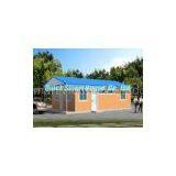 Rustproof Prefabricated House , Light Steel Frame Houses For Poor Family