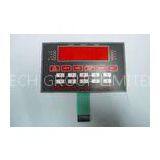 Waterproof Smooth Rubber Membrane Key Switch With 3M Single Sided Pressure Sensitive