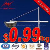 Sell galvanized street lighting pole with single or double arm