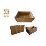 Luxurious Stylish Carved Rectangle Wooden Bathtub For Steam Shower Room thumbnail-1