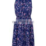 MIKA2486 Floral Print Flared Dress thumbnail-1