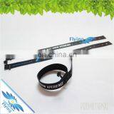 Party Cheap Double Side Printed Price Custom Logo Text Fabric Wristbands thumbnail-2