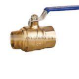 2 Way Mini Copper Brass Ball Valve thumbnail-3