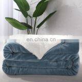 Cheap Factory Custom Sherpa Flannel Throw Coral Polar Fleece Blanket thumbnail-3