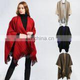 Unisex Split Shawl Six Color Optional Double Sided Function Scarf thumbnail-1