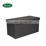 Reatai Hot Sell 76 x 38 x 38cm Pvc Folding Bedroom Modern Bed Side Bench thumbnail-2