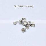 High Precision NSK Deep Groove Ball Bearing 618/1 for Precision Meter With Size 1*3*1mm thumbnail-2