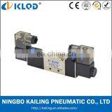 5 Port 2 Position Internal Pilot Alloy Material Pneumatic Electrical Valve Model 4V310-10 thumbnail-4