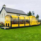 Challenge Wipeout Inflatable Danger Zone Obstacle Course Combo For Sale thumbnail-3