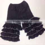 Custom Boutique Denim Ruffle Pants Jeans New thumbnail-3