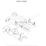 FOMI OEM NEW Wheel Loader HL730-9 Steering Cylinder Seal Kit XKCC-00551 thumbnail-4