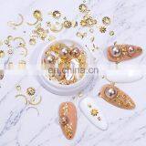 Mix Gold Copper Nail Rivet Rhinestones For Nail 3d Nail Art Decoration Manicure thumbnail-1