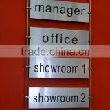 Stainless Steel Rod Display System Direction Signage