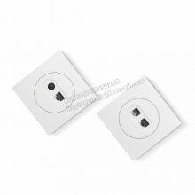 MORDIO Factory Direct 5 Year Guarantee Brand OEM PC WHITE 10A Wall Switch and Socket Germany French Russia 16A SOCKET thumbnail-2