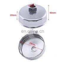 74mm 14 Flutes Oil Filter Wrench Tool 1/2