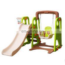 Factory Price Good Quality Colorful Mini Baby Playhouse Indoor Plastic Slide And Swing Set Playground Toys for Sale thumbnail-2