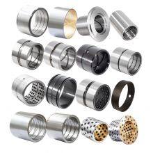 Custom Powder Metallurgy Bimetal Sliding Self Lubricating CNC Service Factory Komatsu Excavator Bushing thumbnail-4