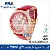 2014 New Fashion Lady Watch Wholesale,leather Strap and Alloy Case Watch thumbnail-1
