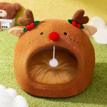 Lovely Design High Quality Plush Cat Nest Cat Bed Comfortable Warm Breathable thumbnail-5