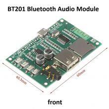 BT201 Bluetooth Audio Module Dual Mode 5.0 Lossless Audio Power Amplifier Board Supports TF Card U Disk BLE SPP UART Transparent Trans Base on KT1025 thumbnail-2