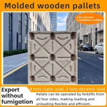 Eco-friendly, Recyclable Molded Wood Pallets — Compliant With European and American Standards — Hassle-Free Export thumbnail-3