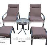 outdoor furniture patio set with ottoman with cushion dining set