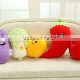 Cute Face Design Cartoon Red Chilli Shape Vegetable Pillow Kids Pillow thumbnail-3