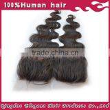 Qingdao Elegant Hair Drop Shipping Natural Color Invisible Part Lace Closure Peruvian Hair thumbnail-4