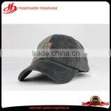 Custom Sports Hemp Caps Washed Denim 6 Panel Baseball Cap From China thumbnail-1