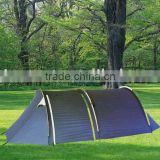 Double layer 3- 4 person tunnel outdoor camping tent