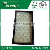 Wholesale 9 Compartments Wooden Memorial coin Packaging Box