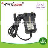 5v 2a / 12v 1.5a Charger for lg Kp500 UK Plug With Fixed Cable