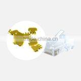Best Quality Gold-Plating Solid Pure Copper Nickelplate Metal for CCTV Rj45 Led Display Connector thumbnail-4
